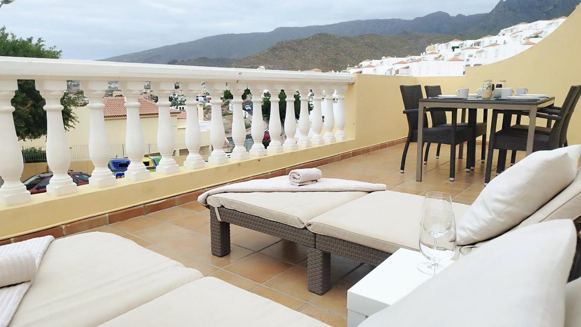 Charming & Sunny Apartment With Ocean View Costa Adeje  Luaran gambar